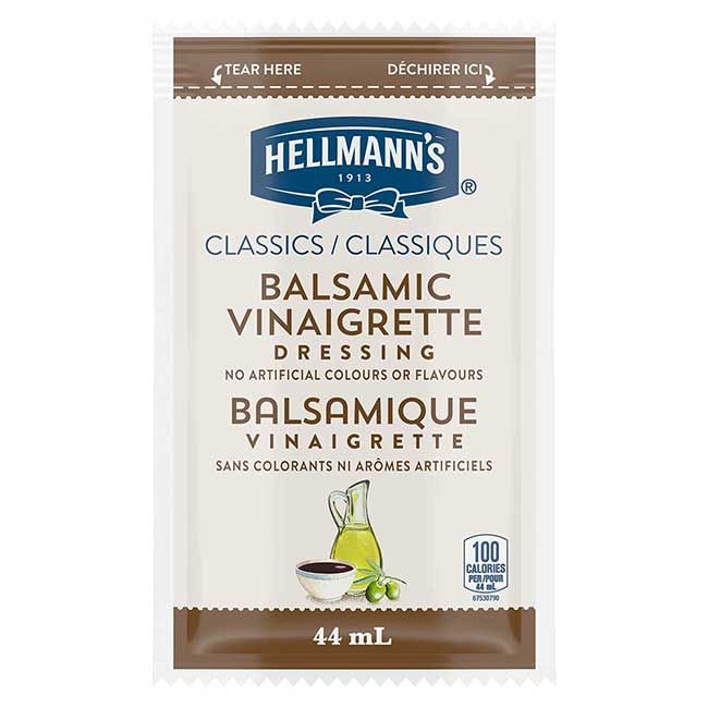 Hellmann's Vinaigrette Balsamique - Format Portionné, 44 Ml -- 102 Par Boîte