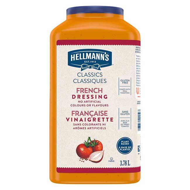 Hellmann's Gluten Free French Dressing, 3.78 L -- 2 Per Case