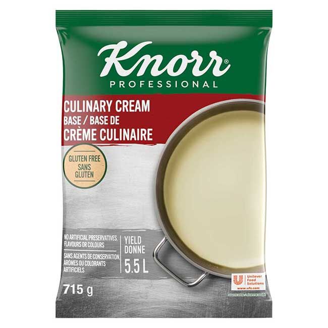Knorr Professional Base De Crème Culinaire Sans Gluten, 715 G -- 6 Par Boîte