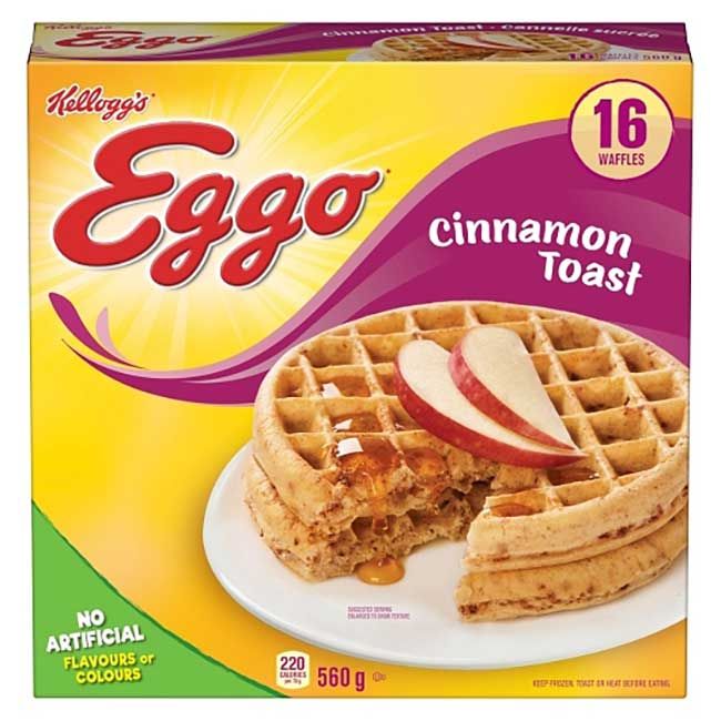 Kellogg's Gaufres À La Cannelle, 560 G -- 12 Par Boîte