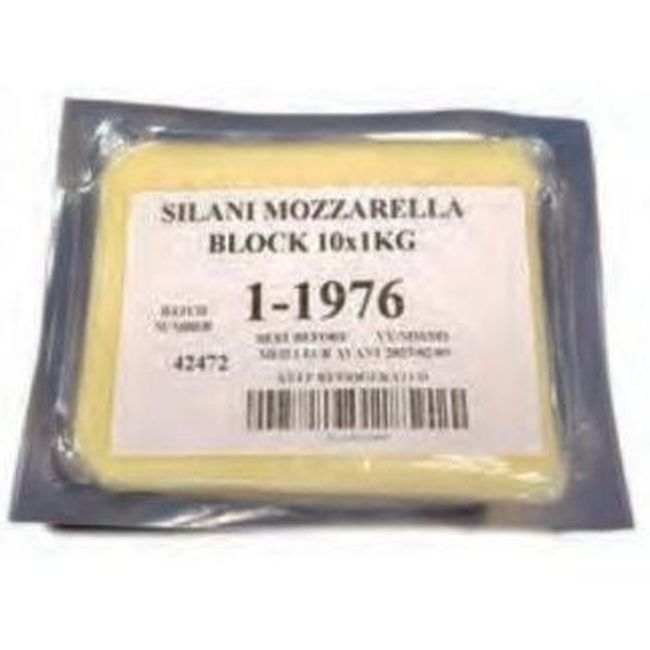 Mozzarella Mozzarella Cheese Block, 1 Kg -- 10 Per Case