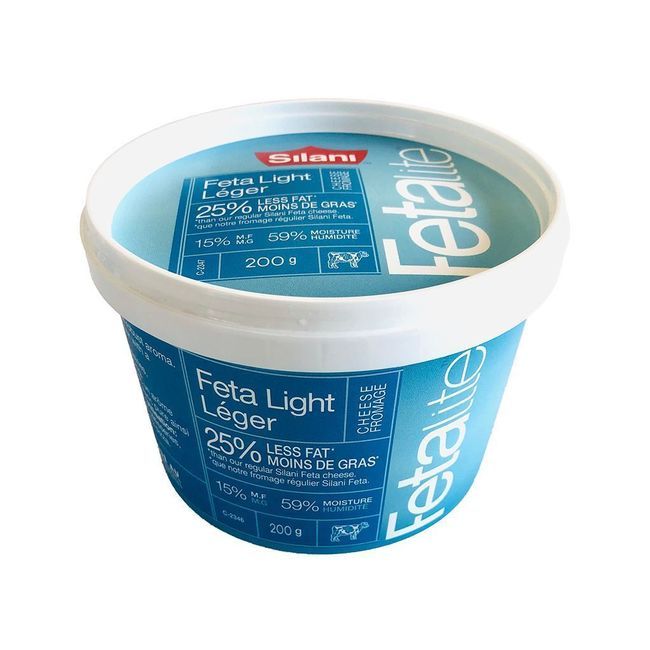 Silani Fromage Feta Lite, Pot De 200 G -- 12 Par Boîte