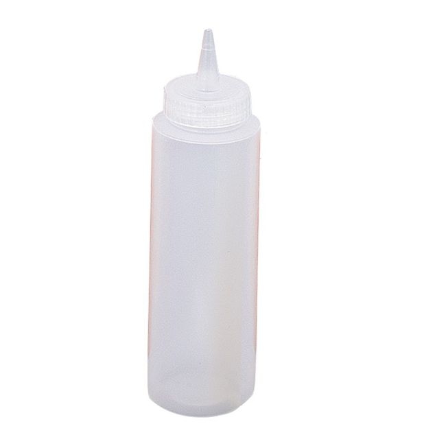 Polyethylene Clear 12 oz Squeeze Dispenser Set