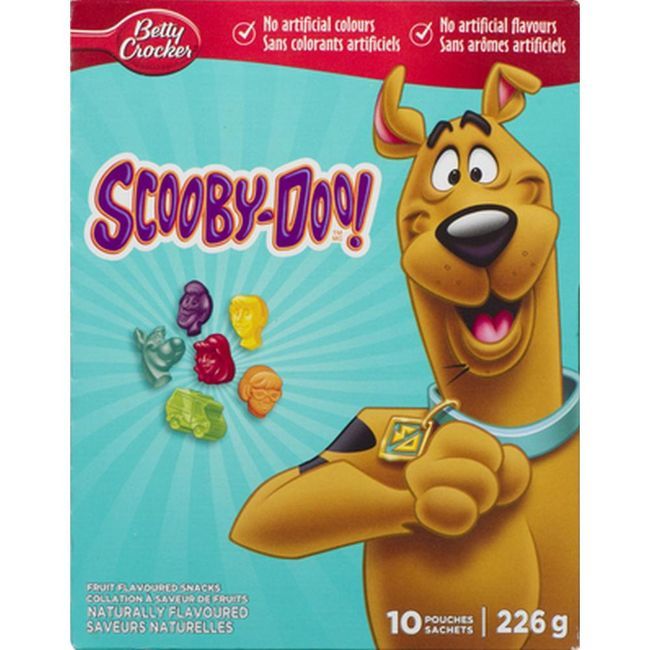 Betty Crocker Scooby Doo Fruit Snacks, 226 G -- 10 Per Case