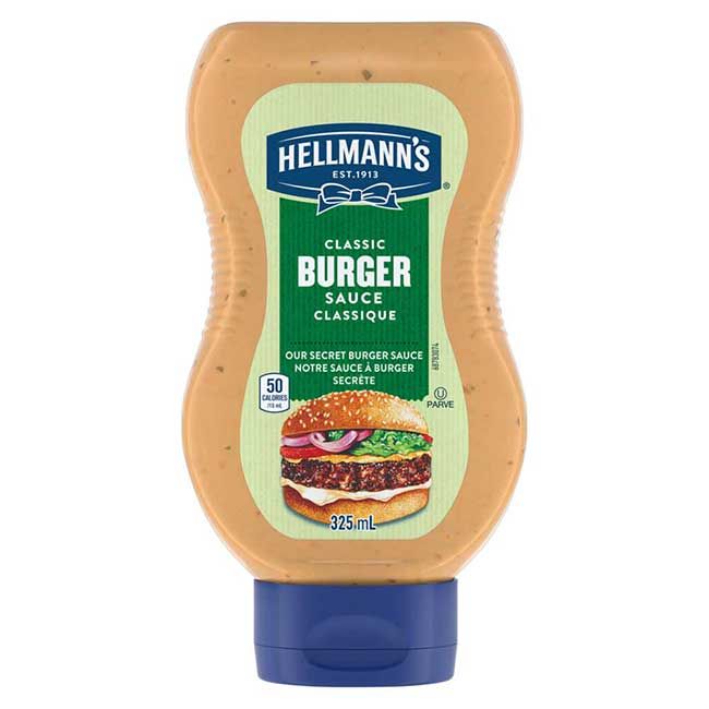 Hellmann's Classic Burger Sauce, 325 Ml -- 6 Per Case