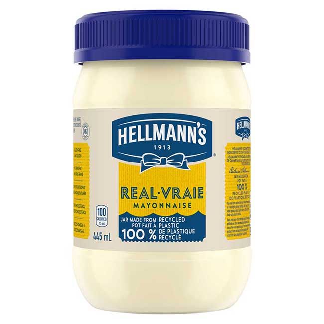 Hellmann's Real Mayonnaise, 445 Ml -- 12 Per Case