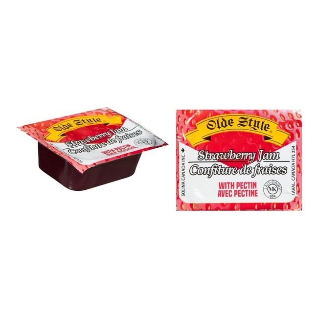 Portion Strawberry Jam with Pectin