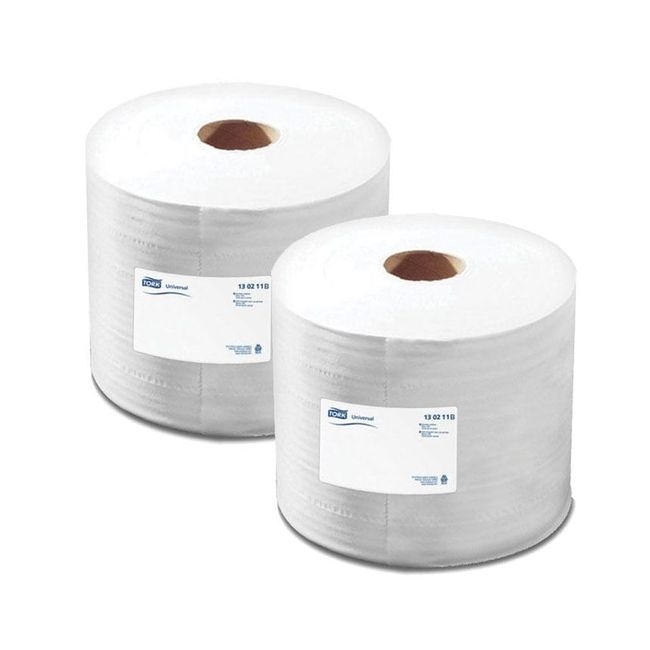 White 1-Ply Centerfeed Wiper Roll