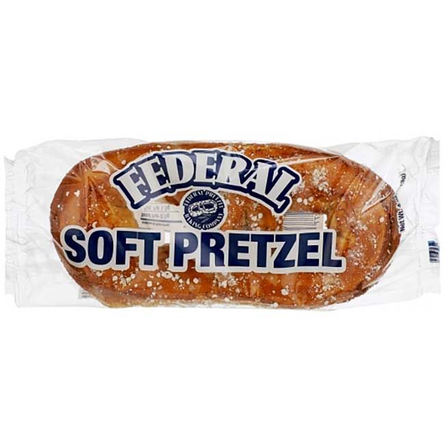 Federal Bakers Bretzels Mous Emballés Individuellement, 4 Oz -- 50 Par Caisse