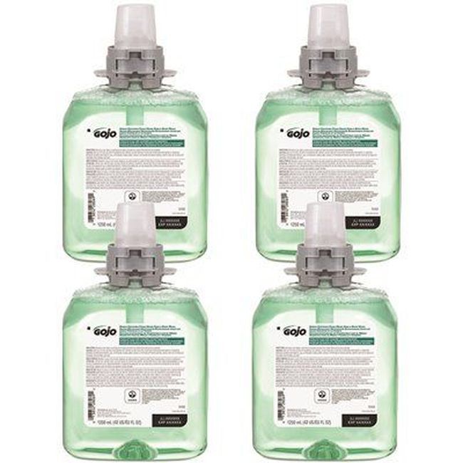 Gojo Green Certified Foam Hand Hair And Body Wash, 1250 Ml -- 4 Per Case