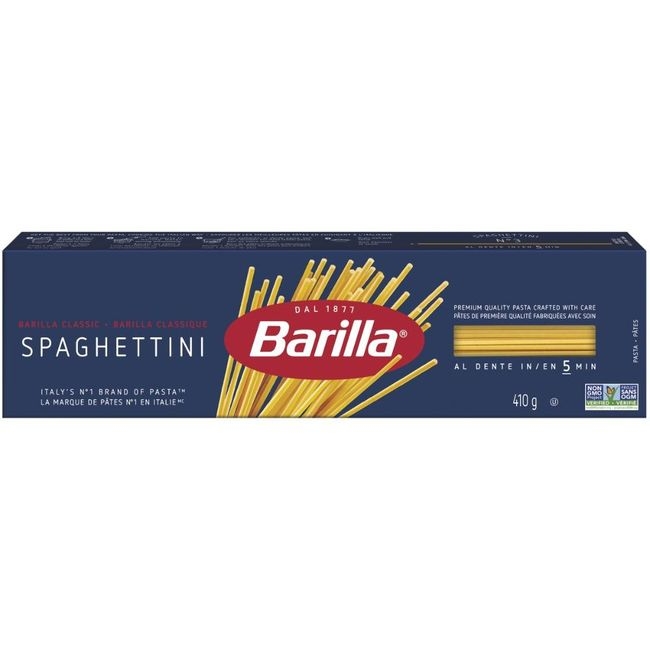 Number 3 Spaghettini Pasta