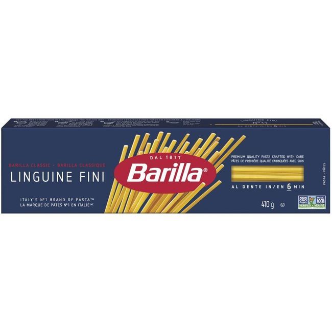 Barilla Number 12 Linguine Fini Pasta, 410 G -- 20 Per Case