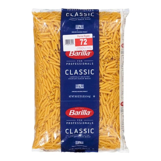 Number 72 Penne Rigate Pasta