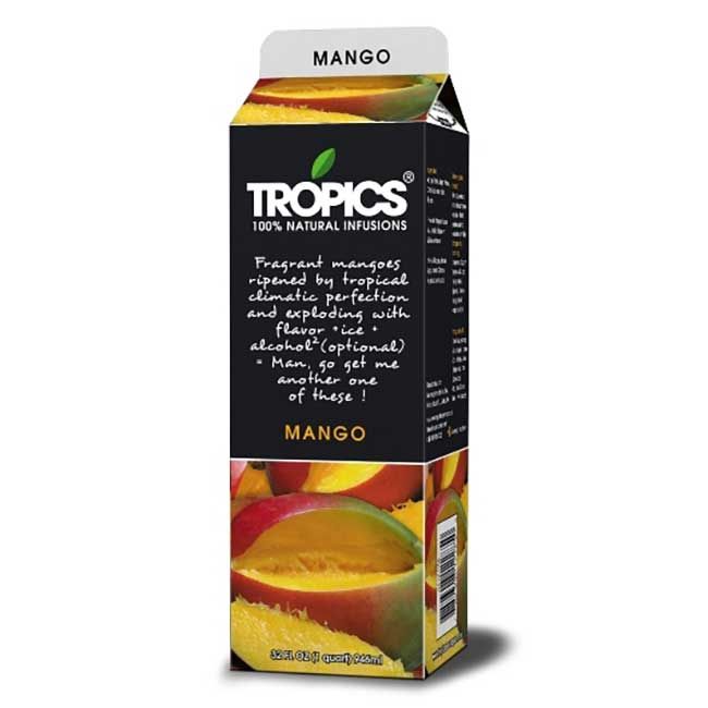 Tropics Mélange Pour Boisson À La Mangue, 940 Ml (32 Oz) -- 12 Par Boîte