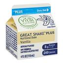 Plus Vanilla Soy Nutritional Shake