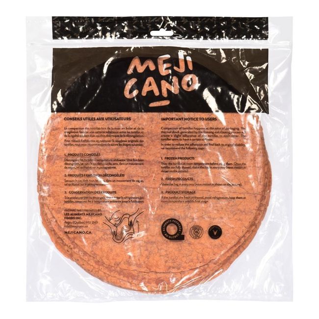 Mejicano 12 Inch Red Pepper Tortilla, 12 Count -- 6 Per Case
