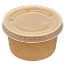Polypropylene Lid for Kraft 2 oz Bowl
