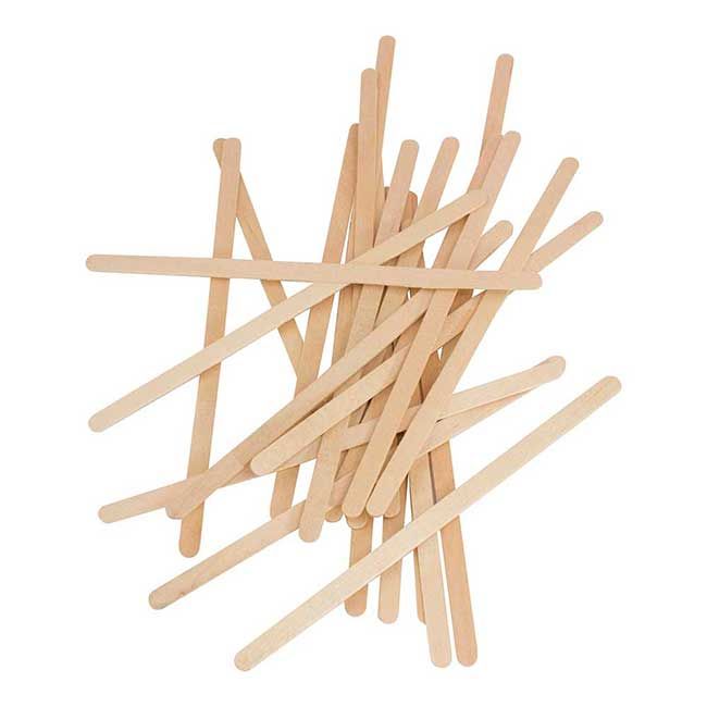 Natural Pick Wood Coffee Stirrer, 5.5 In -- 10000 Per Case