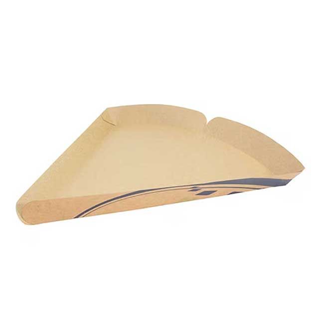 Pack N Eat Kraft Paper Pizza Wedge Container, 9 In -- 250 Per Case