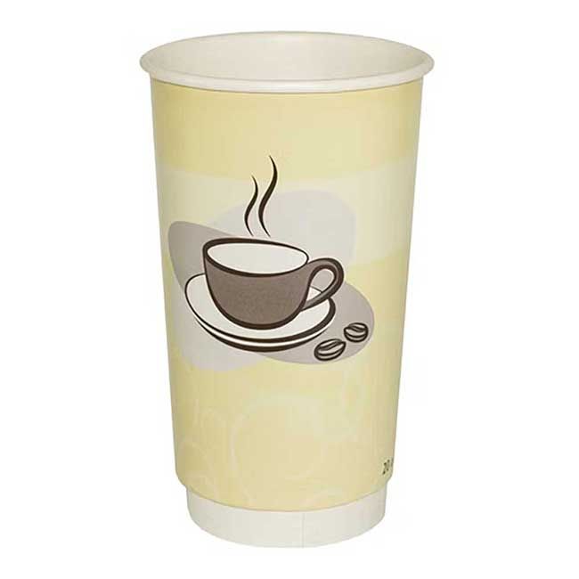 Pack N Eat Hot And Cool Double Wall Beverage Cup, 20 Oz -- 500 Per Case