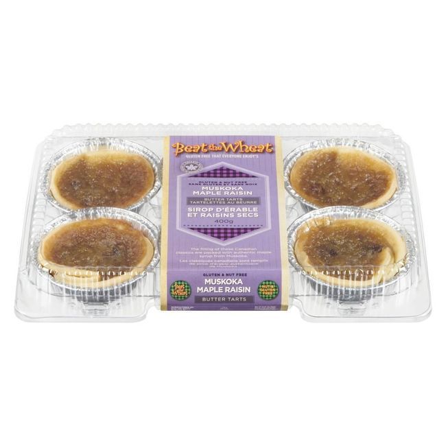 Beat The Wheat Muskoka Maple Raisin Butter Tarts, 400 G -- 8 Per Case