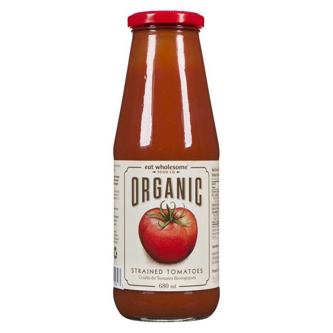 Eat Wholesome Organic Strained Tomatoes, 680 Ml -- 12 Per Case