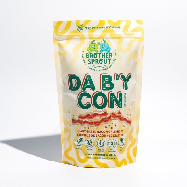 Brother Sprout Da By Con Plant-based Bacon Crumbles, 500 G -- 10 Per Case
