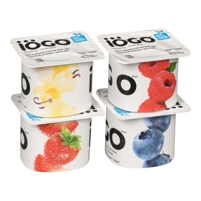 1.5 Percent Milk Fat Creamy Strawberry Raspberry Blueberry Vanilla Yogurt