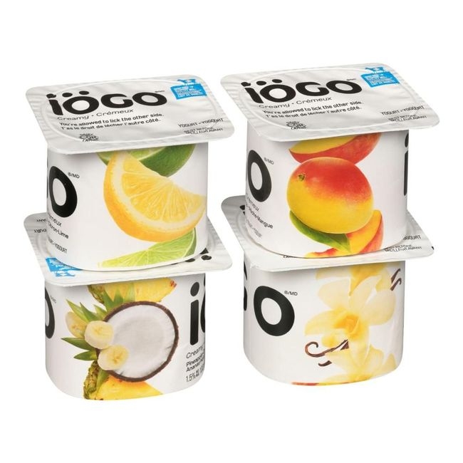 1.5 Percent Milk Fat Creamy Pineapple Coconut Banana Lemon-Lime Peach Mango Vanilla Yogurt