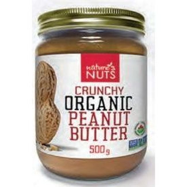 Nature's Nuts Organic Crunchy Peanut Butter -- 6 Per Case
