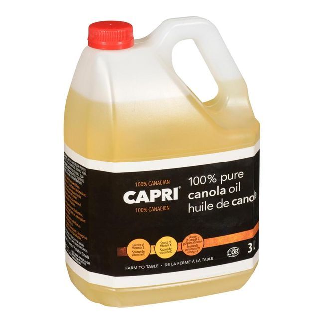 Capri Huile De Canola Pure, 3 L -- 4 Par Caisse