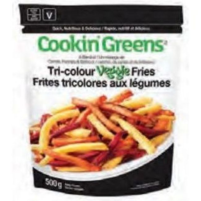 Cookin' Greens Tri-colour Veggie Fries, 500 G -- 12 Per Case