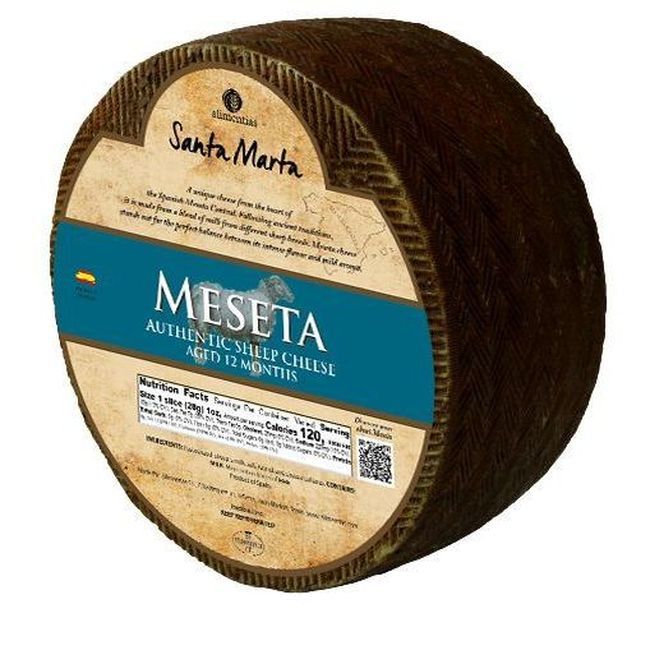 Alimentias Spanish Cheese Fromage De Brebis Meseta 12 Mois -- 12 Par Caisse