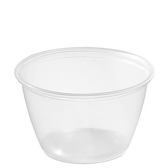 Amhil Clear Polypropylene Portion Cup, 4 Oz -- 2500 Per Case