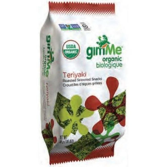 Gimme Organic Teriyaki Roasted Seaweed Snacks, 10 G -- 12 Per Case