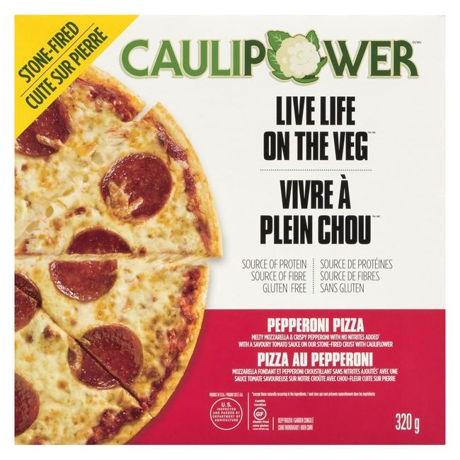 Caulipower Pizza À Croûte De Chou-fleur Et Pepperoni, 320 G -- 8 Par Boîte