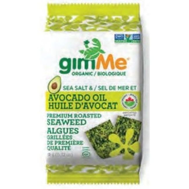 Organic Sea Salt and Avocado Oil Roasted Seaweed Snacks
