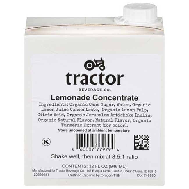 Organic Lemonade Concentrate