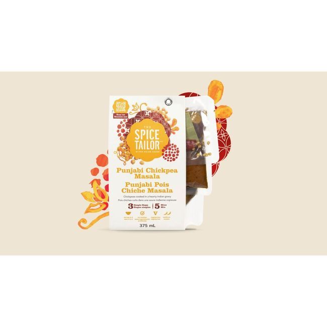 The Spice Tailor Punjabi Chickpea Masala Kit, 375 Ml -- 5 Per Case