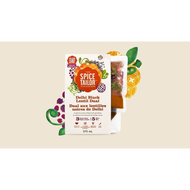 The Spice Tailor Delhi Black Lentil Daal Kit, 375 Ml -- 5 Per Case