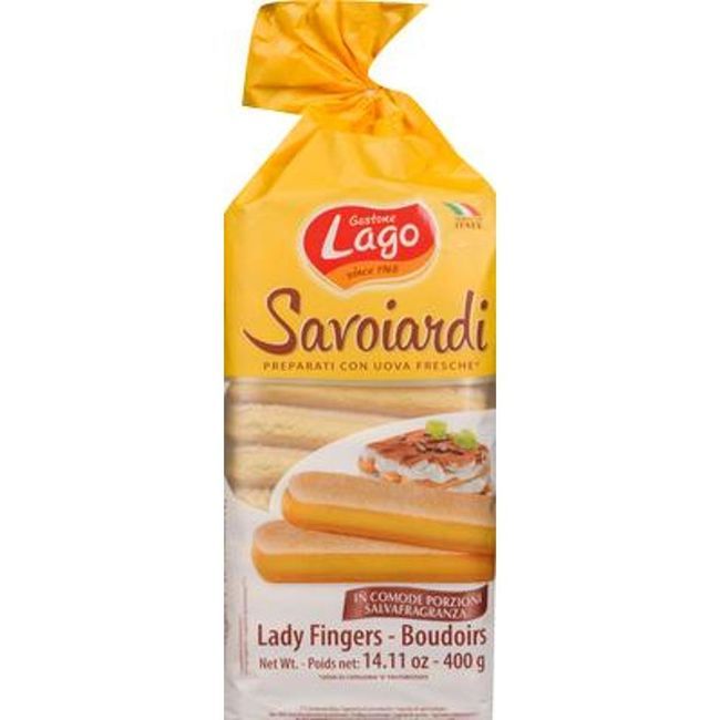 Savoiardi Lady Finger Cookies, 400 G -- 10 Per Case