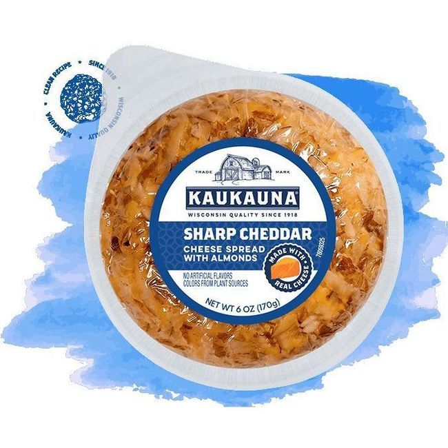 Kaukauna Cheddar Fort Aux Amandes, 170 G -- 12 Par Boîte