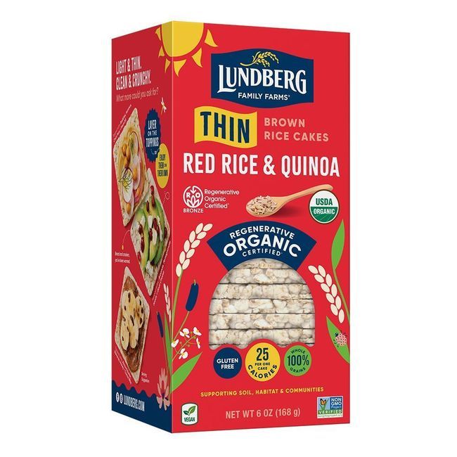 Lundberg Riz Rouge Biologique Et Quinoa En Fines Tranches, 167 G -- 6 Par Boîte