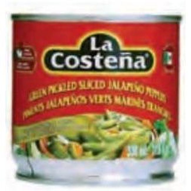 La Costena Green Pickled Sliced Jalapeno Peppers, 330 Ml -- 12 Per Case