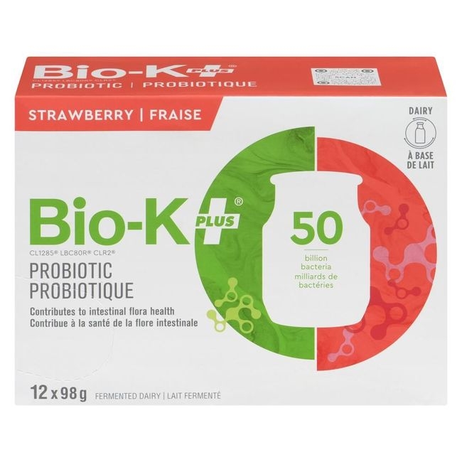 98 g Strawberry 50b CFU Probiotic Fermented Milk