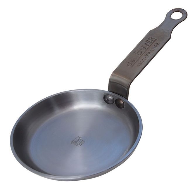 De Buyer Poêle À Blinis En Acier Mineral B Element, 12 Cm