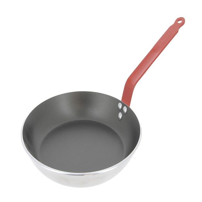 Choc Round Non Stick Frypan with Red Handle