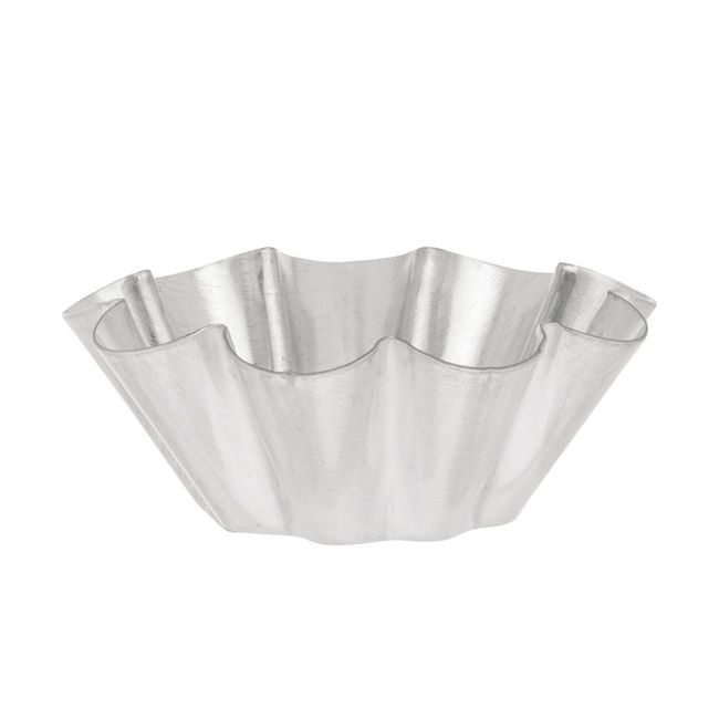 Tinned Brioche Small Fluted Mold with 10 Ribs