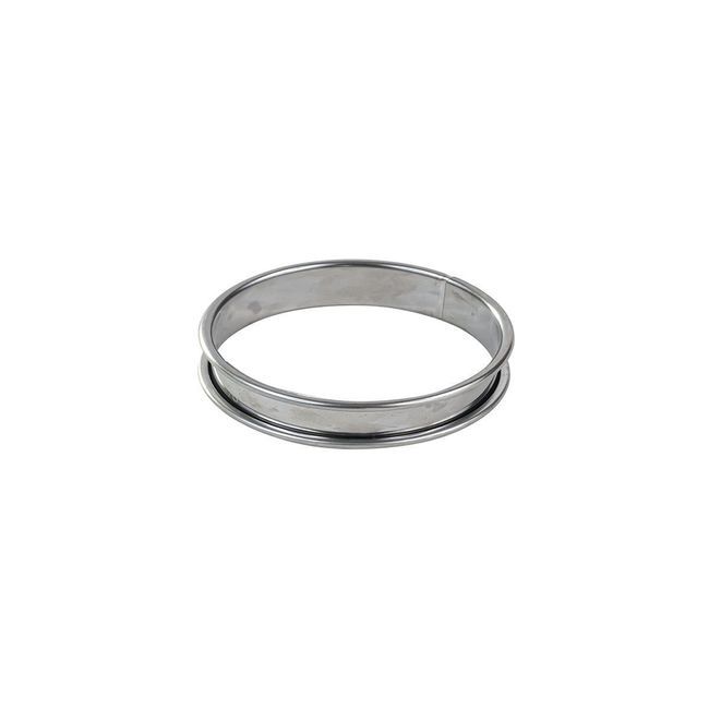 Gobel Cercle À Tarte En Acier Inoxydable À Bords Roulés, 17 Cm De Diamètre