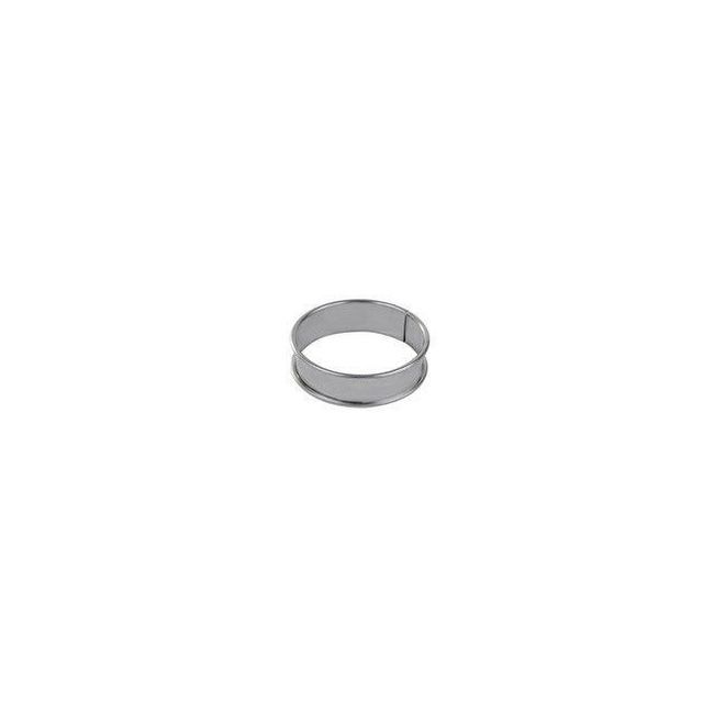 Gobel Cercle À Tarte Profond En Acier Inoxydable À Bords Roulés, 8 X 8 X 2,7 Cm